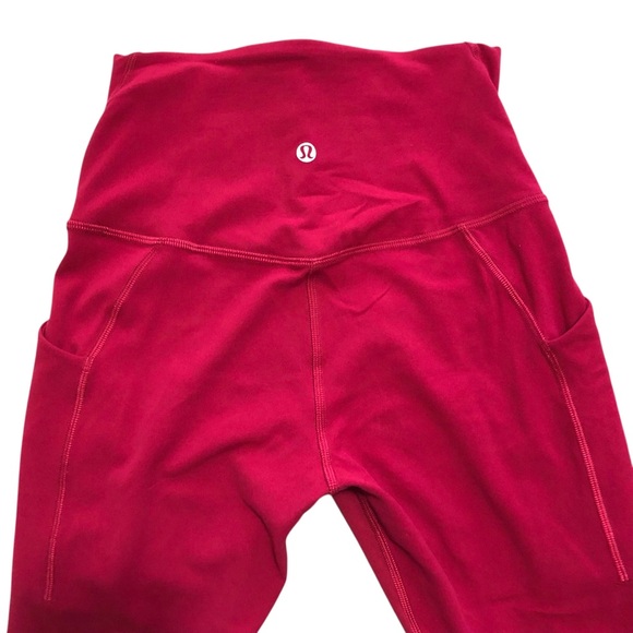 Lululemon Align High-Rise Leggings in Ruby Red - Picture 5 of 8